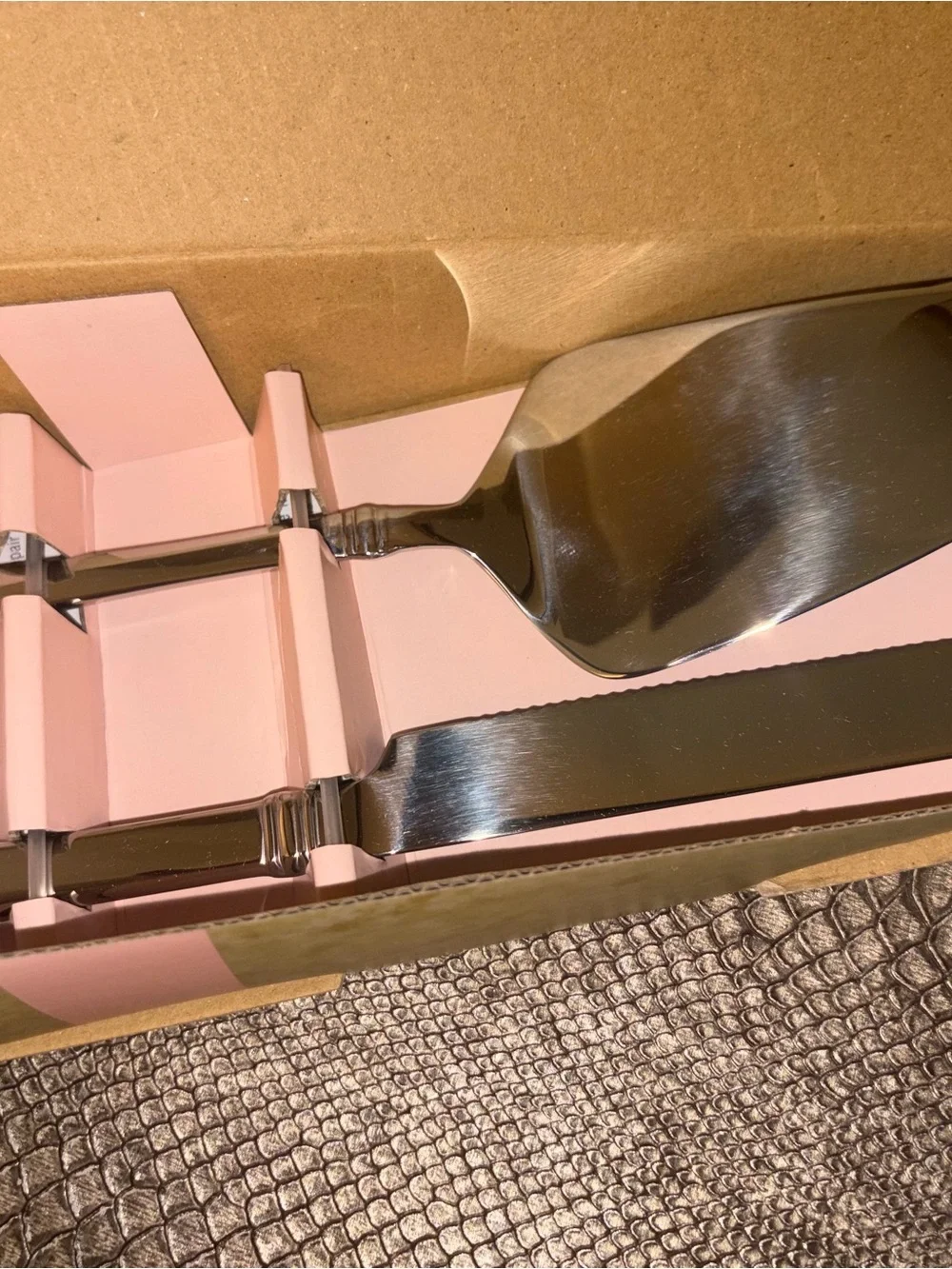 Mikasa Stanton Dessert Set in stainless stell cake servers